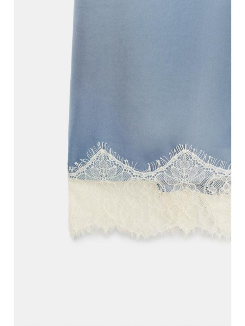 ZARA SATIN LACE DRESS - Picture 5 of 5